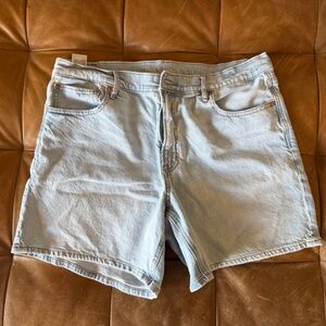 American Eagle Strigid Light Blue Denim Women’s Relaxed Shorts